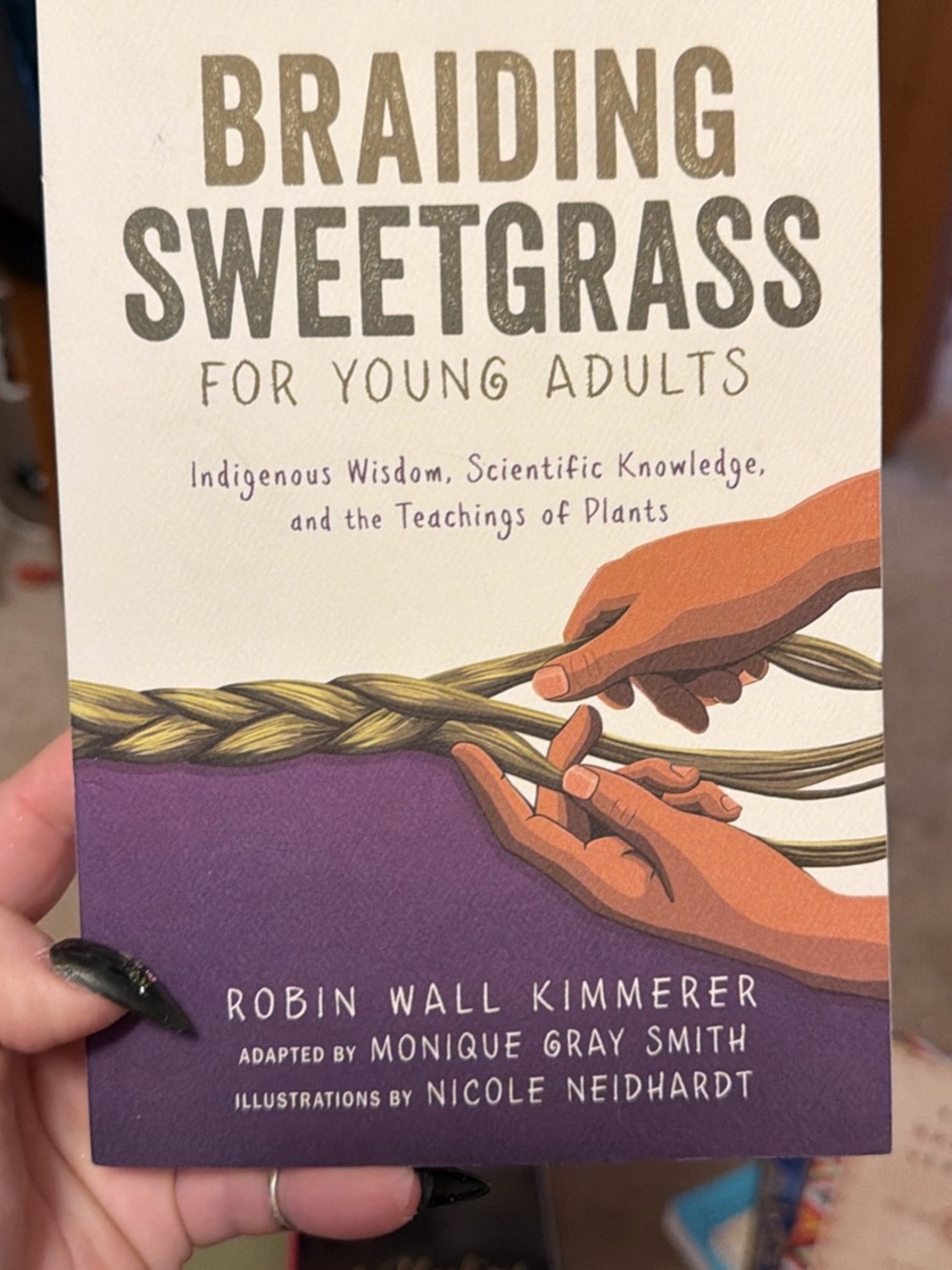 Braiding Sweetgrass for Young Adults - soft cover